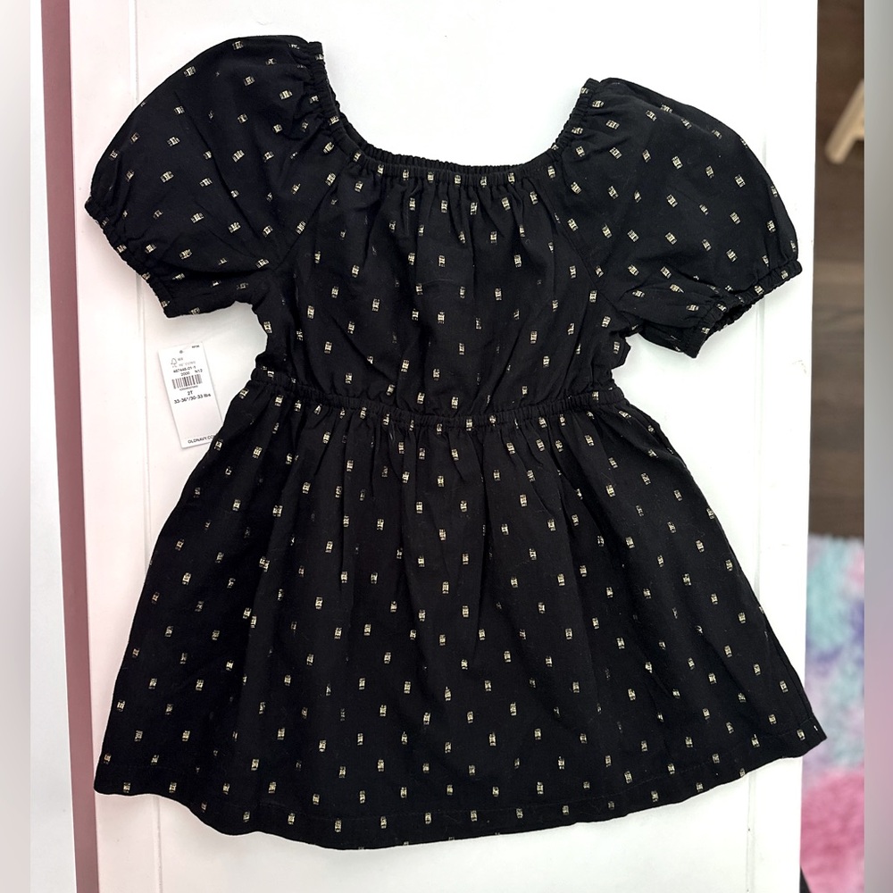 NWT Black and Gold Toddler Dress 🖤💛